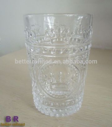 Glass drinking tumbler