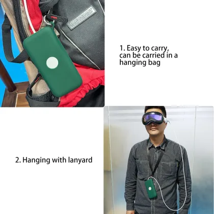 Silicone Case with Lanyard for Apple Vision Pro - New VR Accessory