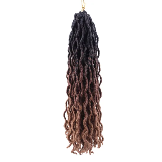 18Roots/Pcs 20 inch Gypsy Crochet Locs Ombre Faux Locs Crochet Twist Braiding Goddess Locs Hair Extensions