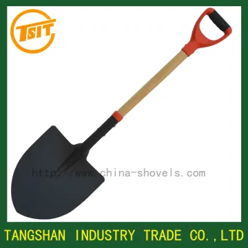 wooden beach hand shovel