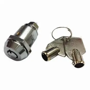 All Brass Tubular Key Cam Locks with 10,000 Combinations, 180 or 90 Degrees Rotation Angle