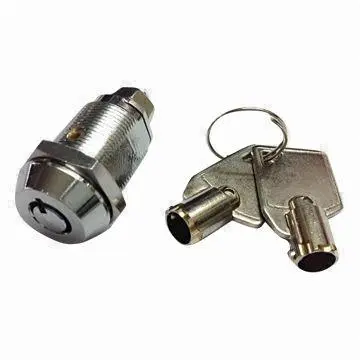 All Brass Tubular Key Cam Locks with 10,000 Combinations, 180 or 90 Degrees Rotation Angle