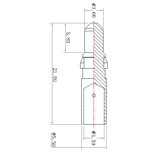 CP11M-C1X 5 POWER PIN CRIMP MALE CONTACT 40A(work in coaxial)