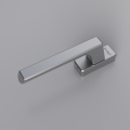 L shaped aluminum alloy rotating casement door handle