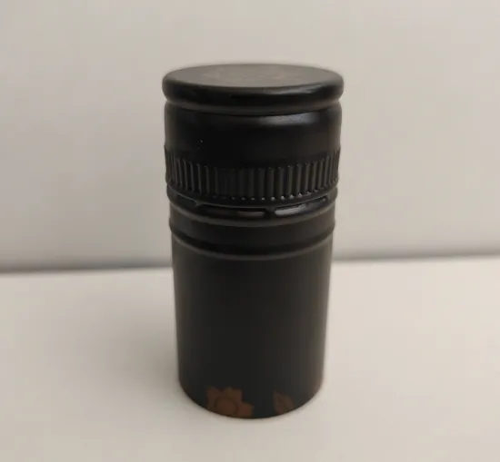 silkscreen and hotstamping aluminum Screw closures