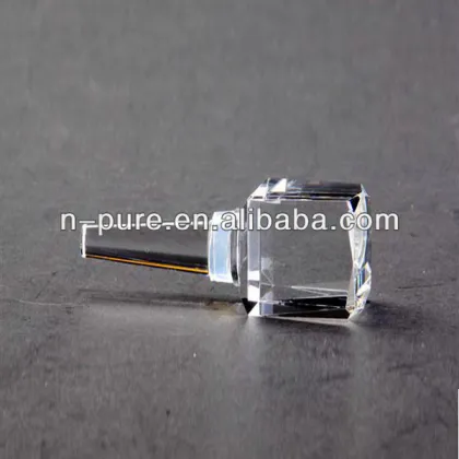 Blank Crystal Dice Wine Stopper