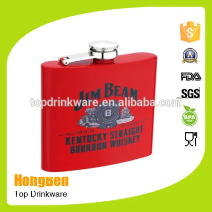 Jim Beam hip flask stainless steel wedding gifts