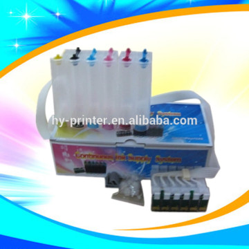 New Stylus Photo R230 flatbed printer empty Continuous Ink Supply System CISS with chip for Eco-solvent ink