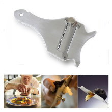 1pc Adjustable Stainless Steel Slicing Tool Reusable Cheese Slicer Chocolate Vegetables Cutter Kitchen Gadgets Cheese Knife