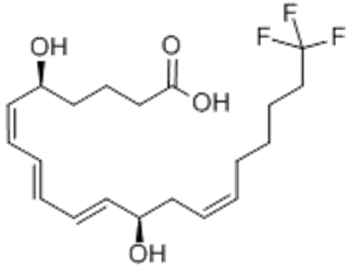 6,8,10,14-Eicosatetraenoicacid, 20,20,20-trifluoro-5,12-dihydroxy-,( 57251914,5S,6Z,8E,10E,12R,14Z)- CAS 115178-97-7