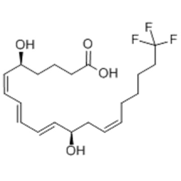 6,8,10,14-Eikozatetraenokwas, 20,20,20-trifluoro-5,12-dihydroksyl -, (57251914,5S, 6Z, 8E, 10E, 12R, 14Z) - CAS 115178-97-7