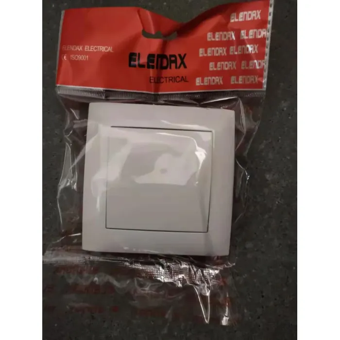 Sakelar EU 1-Gang 10A yang Dipasang di Flush