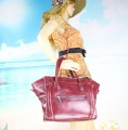 Luxury Design Professional Lady Leather Totes Handväskor