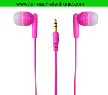 Pretty in-Ear Plastic Earphone with Good Quality (F-EP136)