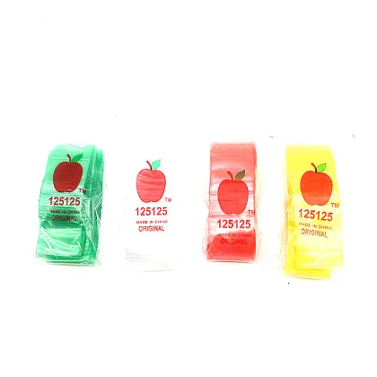 LDPE 1515 Color Ziplock Mini Apple Bag