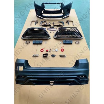 Car Body Kit Upgrade for Highlander 2012-2014 to Lexus Bumper Assembly with Grille Option