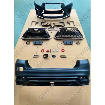 Car Body Kit Upgrade for Highlander 2012-2014 to Lexus Bumper Assembly with Grille Option