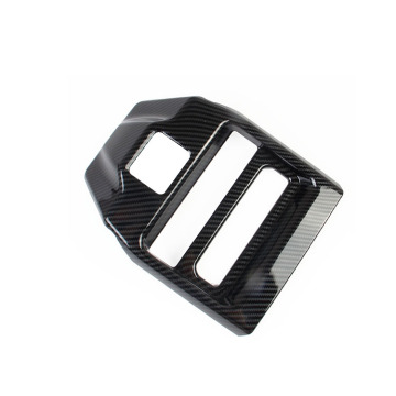Carbon Fiber Rear Armrest Box & A/C Outlet Vent Cover Trim for Ram 1500 2019-2021