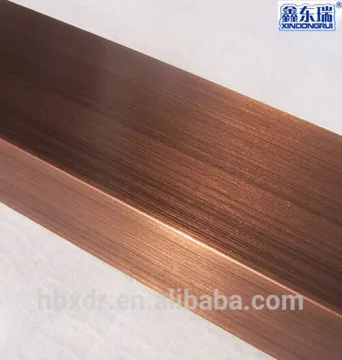 wire drawing /sandblasting / powder coated bronze anodized surface treatment aluminium profiles