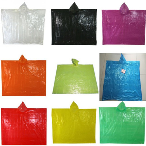 Adult Disposable Plastic Waterproof Poncho