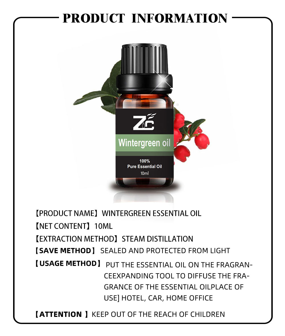 OEM Wintergreen Essential Oil with Massage Pain Relief