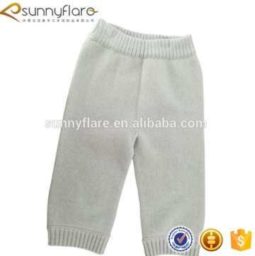 Plain baby kid 100% cashmere pants