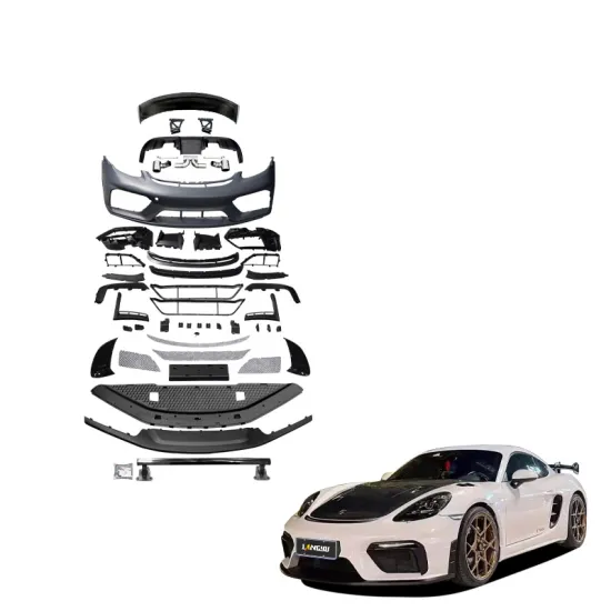 PP Plastic GT4 Style Body Kit for Porsche 718 Cayman 982 Bumper Kits