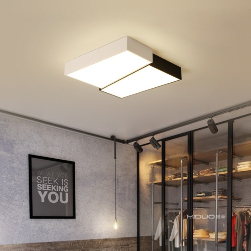 LEDER Lampada da soffitto di design bianca