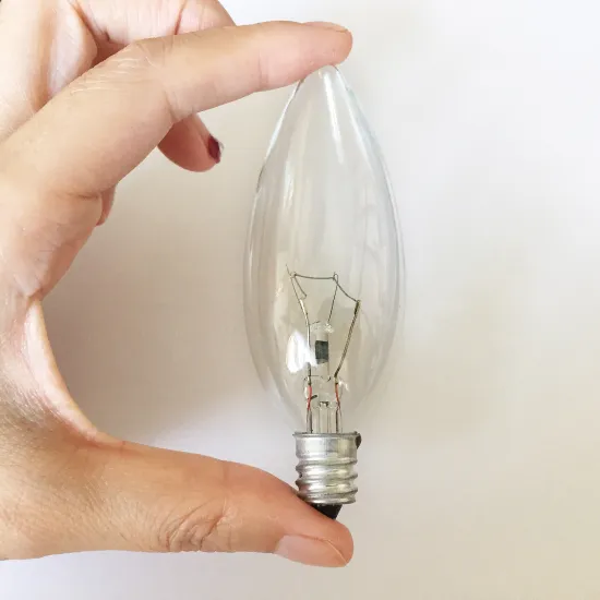 C32 Candle E12 40W/60W Miniature Incandescent Bulbs Edison Lamp for Sale