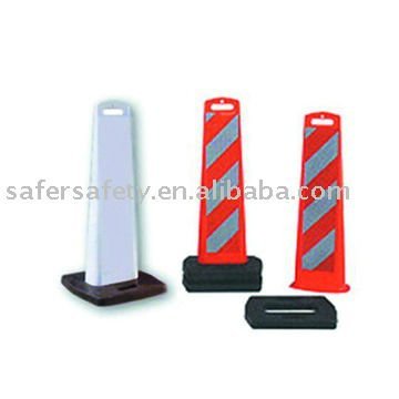 S-1473 Road Traffic Reflective Delineator with rubber base