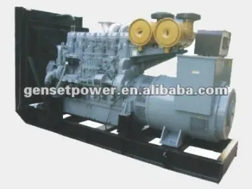 600kw to 1200kw Diesel Engine Open Type Mitsubishi Generator Set