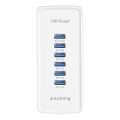 Multi 6-USB-Ports Reiseladegerät Desktop-Ladestation