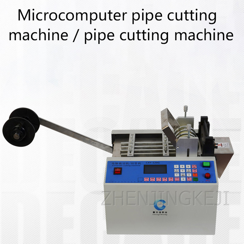 Fully Automatic High Speed Heat Shrinkable Tube Pipe Cutting Machine Computer Cutting Machine Plastic Hose Pipe Cutting Machine