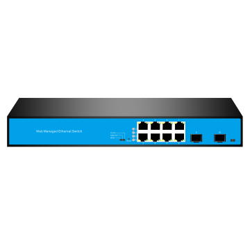 OEM/ODM 2 Light Light и 8 Electricity Enterprise Grade Managed Switch с портами SFP