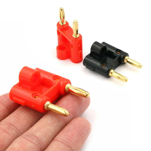 Banana Plug Clip Speaker Connector Dual Banana Plug