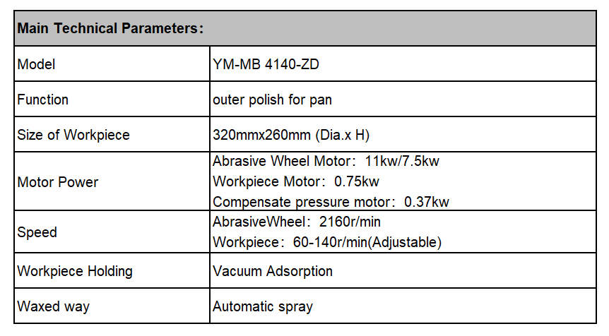 automatic stainless steel polishing machine