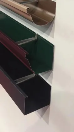 K Rain gutter steel roll forming machine