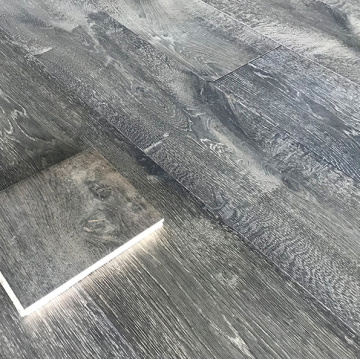 stained black engineered wood oak flooring