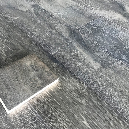 stained black engineered wood oak flooring