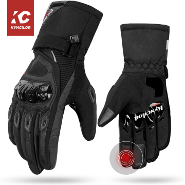 Schäbige Schock-Motorrad-Motorradhandschuhe für Winterfahrten