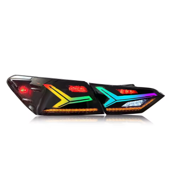 DK Motion Modified Smoke Car Rear Lamp for Toyota Camry 2018 8th Gen SE LE XSE XLE LED Tail Lights