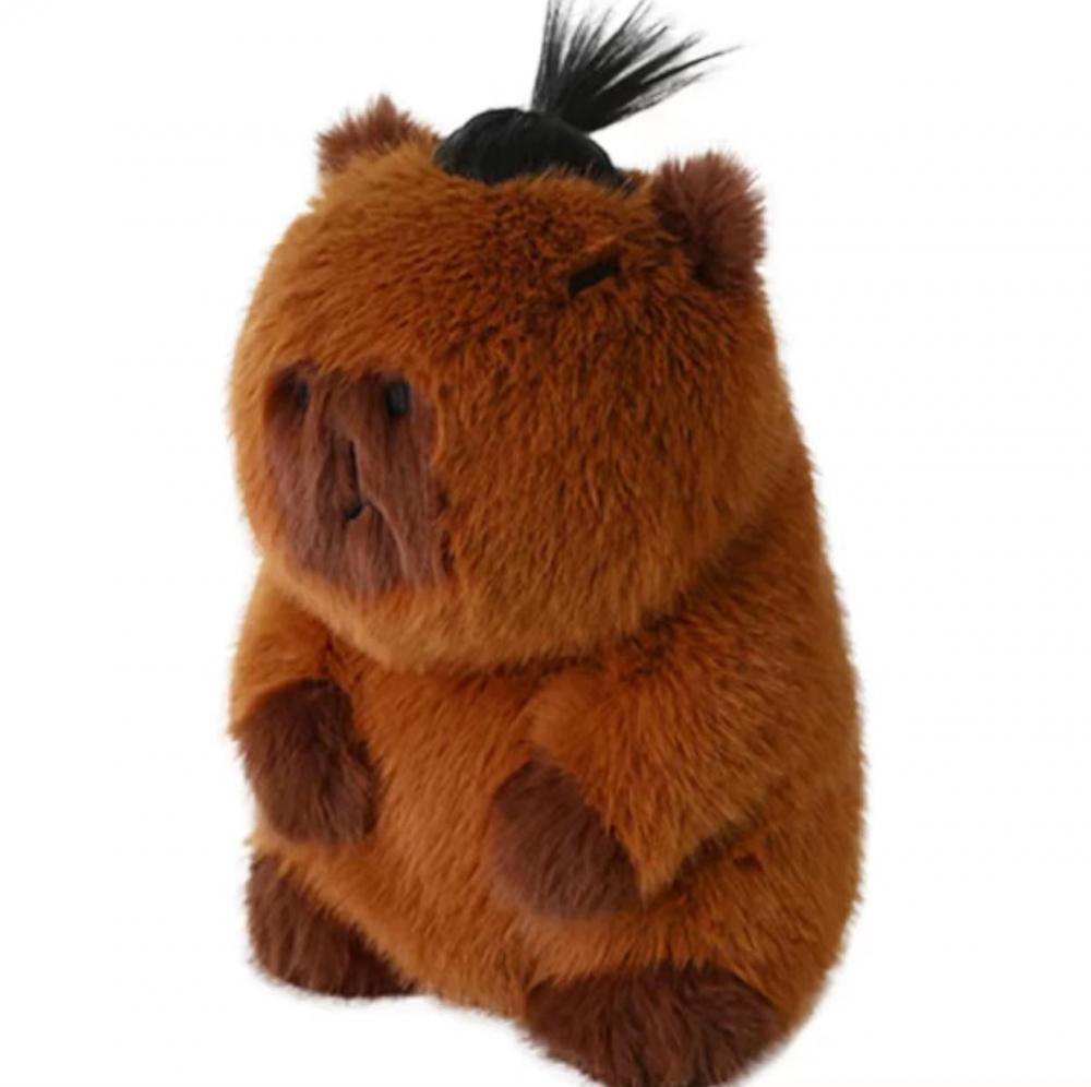 Nettes dumme Haare Capybara Kinderplüschspielzeug
