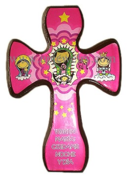 Wood Wall Cross (URCR2-046B)