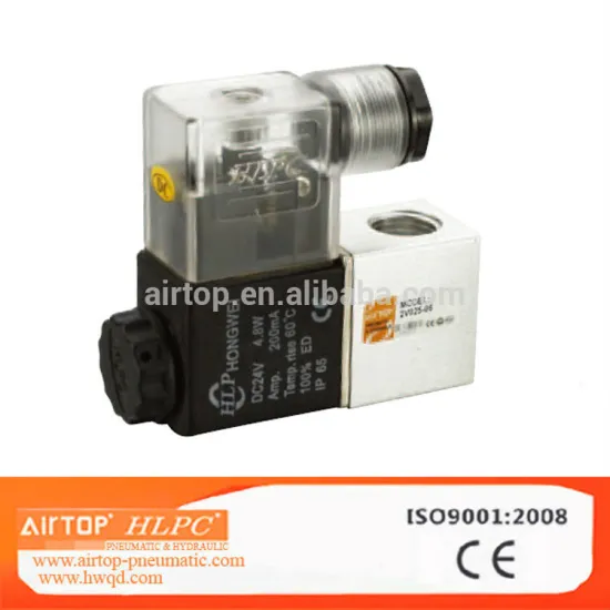 2V Two-positon Two-way Directional Valve,pneumatic solenoid valve