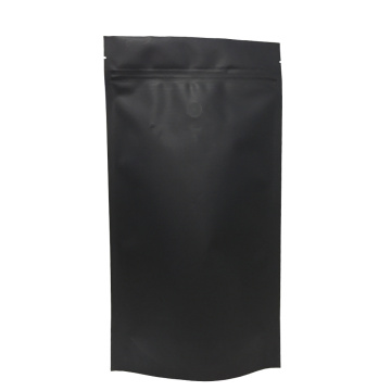 bolsa de café ziplock con válvula unidireccional