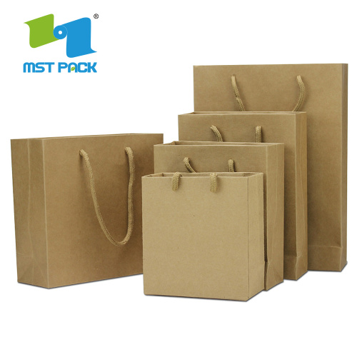 print paper shopping gift bag with handle
