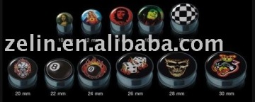 picture plug tunnel ,ear plug,body piercing jewelry