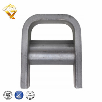 Professional trailer parts manufacturer trailer single axle rear hanger with bushing for double eye leaf spring