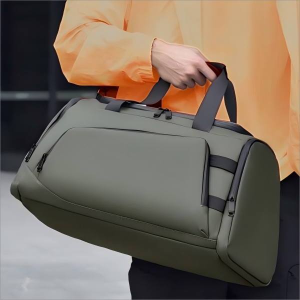 Waterproof dry-wet separation fitness handbag