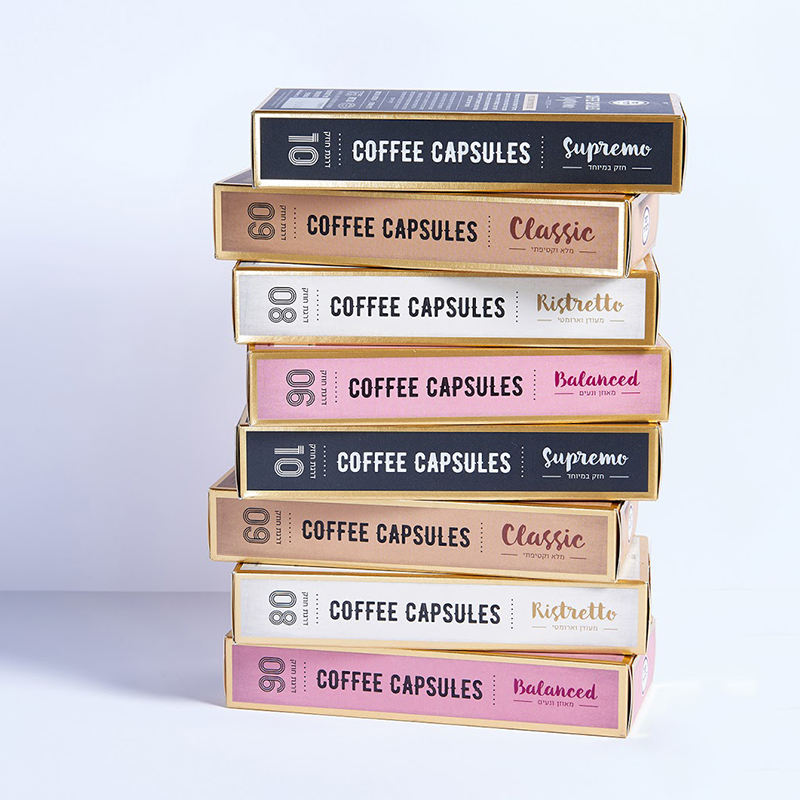 Food coffee capsule box